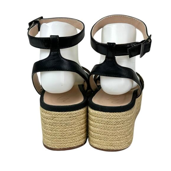 27 Edit Naturalizer Jamari Platform Espadrille Sandals Cow Hair Leopard Print 8 - Picture 6 of 11